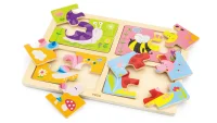 VIGA Drewniane Puzzle Owady 4w1 - zdjęcie 2