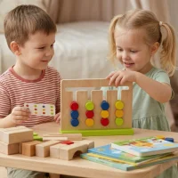 TOOKY TOY Gra Logiczna Układanka na Czas Kolory 30 Wzorów 18 el. - zdjęcie 2
