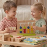 TOOKY TOY Gra Logiczna Układanka na Czas Kolory 30 Wzorów 18 el. - zdjęcie 3