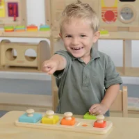 MASTERKIDZ Układanka Nauka Rozmiarów i Kolorów Montessori - zdjęcie 2