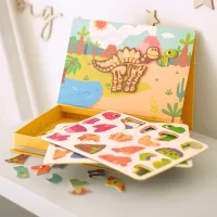 TOOKY TOY Układanka Magnetyczna Dinozaury Puzzle - zdjęcie 4