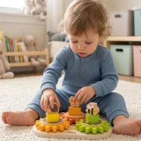 VIGA Drewniany Sorter Koła Kształty i Mechanizmy 18m+ - zdjęcie 2