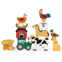 VIGA Układanka w Stosy Farma Zwierzęta - zdjęcie 2