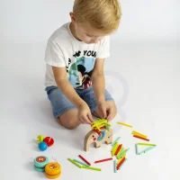 TOOKY TOY Zestaw Gier Zręcznościowych Bierki Bączek JoJo Słonik 46 el. - zdjęcie 2