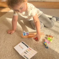TOOKY TOY Drewniana Układanka Łamigłówki dla Dzieci Noe i Zwierzęta - zdjęcie 4