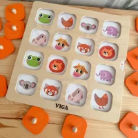 Viga Memory Gra Pamięciowa Zgadnij Obrazki 10 Kart Montessori - zdjęcie 3