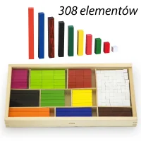 VIGA Drewniane Patyczki Edukacyjne Matematyczne Klocki Cuisenaire'a - zdjęcie 4