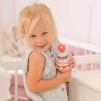 WOOPIE GREEN Drewniane Lody Układanka Montessori Cukiernia 12 el. FSC - zdjęcie 2