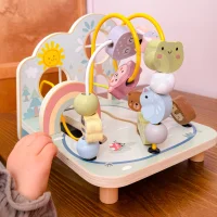 TOOKY TOY Drewniana Pętla Motoryczna Leśny Labirynt - zdjęcie 2