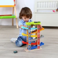 TOOKY TOY Kolorowa  Zjeżdżalnia Tor Dla Samochodów - zdjęcie 4