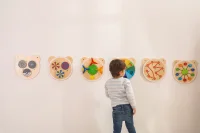 VIGA Drewniana Tablica Kolory Certyfikat FSC Montessori - zdjęcie 3