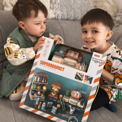 WOOPIE Sklep Supermarket Kasa Fiskalna 42 el. - zdjęcie 2