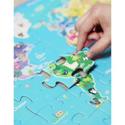 CLASSIC WORLD Puzzle Mapa Świata - zdjęcie 3