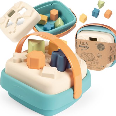 SMOBY Little Green Sorter w Koszyku Bioplastik - zdjęcie 1