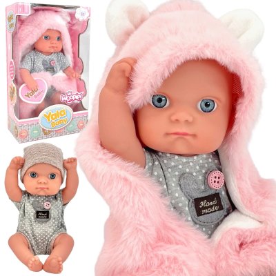 WOOPIE ROYAL Pierwsza Lalka Bobas z Kocykiem Króliczkiem 23 cm - zdjęcie 1