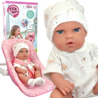 WOOPIE ROYAL Zestaw Lalka Bobas 30,5 cm + Nosidełko Różowe - zdjęcie 1