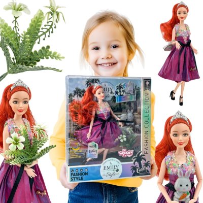 WOOPIE ROYAL Lalka Emi Style Fashion 32 cm - Stylowa Księżniczka w Różowej Sukni + Akcesoria - zdjęcie 1