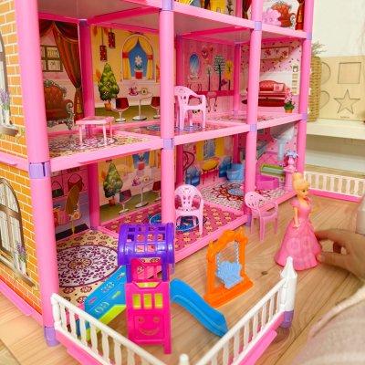 WOOPIE Mega Willa Domek dla Lalek LOVELY HOUSE 194 el. - zdjęcie 3