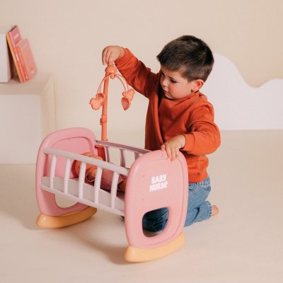 SMOBY Baby Nurse Kołyska z karuzelką - zdjęcie 2
