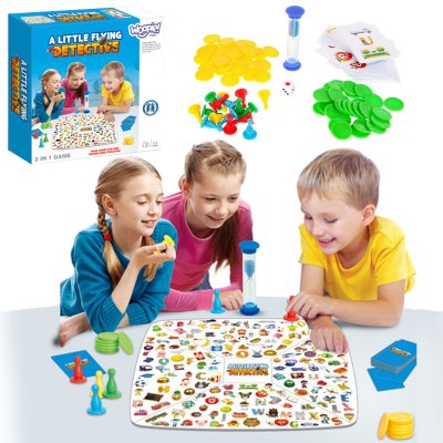 WOOPIE Gra Planszowa 2w1 Mały Detektyw + Chińczyk - zdjęcie 1