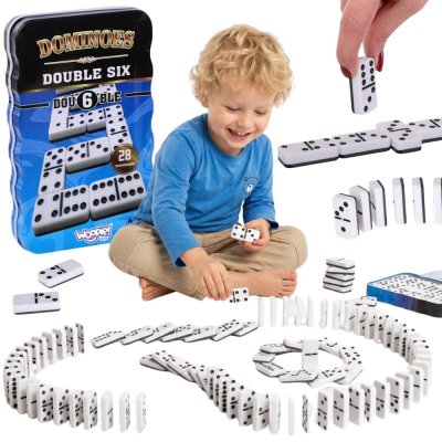 WOOPIE Domino Klasyczna Gra Logiczna 28 Kostek - zdjęcie 1