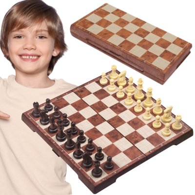 WOOPIE Szachy Warcaby Magnetyczne 2w1 - zdjęcie 1