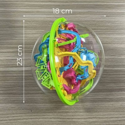 WOOPIE Labirynt Kulkowy 3D 360 Gra Logiczno Zręcznościowa - zdjęcie 3