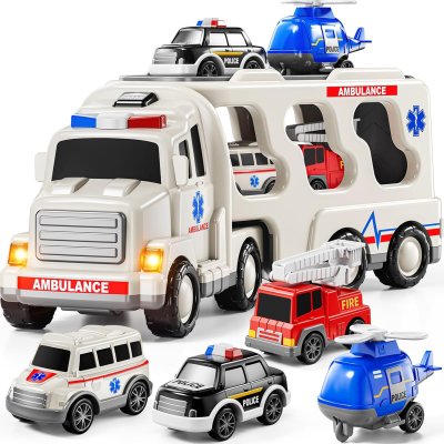 WOOPIE Laweta Drogowa zestaw 5 Aut - Ambulans - zdjęcie 3