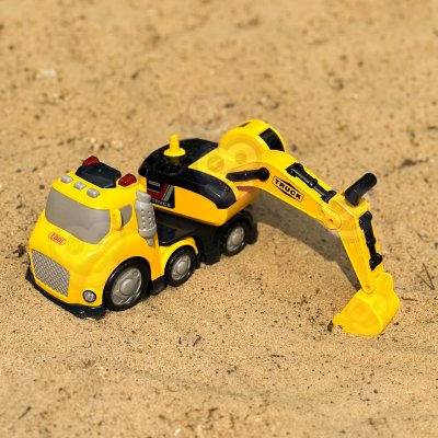 WOOPIE Koparka City Truck Efekty Dźwiękowe i Świetlne - zdjęcie 4