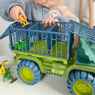 WOOPIE Ciężarówka Dinozaur Transporter Figurki - zdjęcie 2