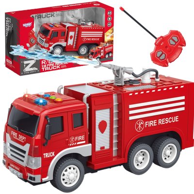 WOOPIE Zdalnie Sterowane Auto Wóz Strażacki RC Funkcja Pryskania Wodą - zdjęcie 1