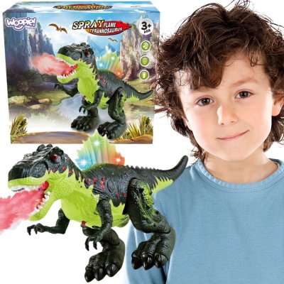 WOOPIE Chodzący Dinozaur Tyrannosaurus Rex Efekty Świetlne i Dźwiękowe - zdjęcie 1