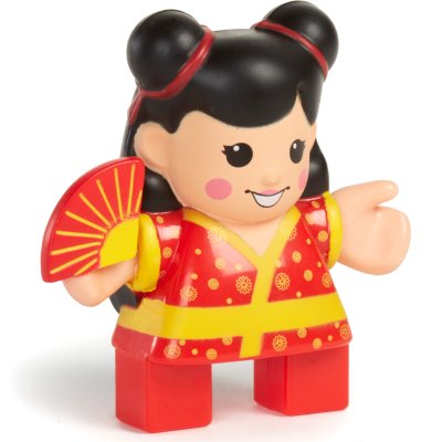 Little Tikes Figurka Gejsza Klocki Wafle - zdjęcie 1