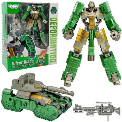 WOOPIE Robot Transformujący SILVER BLADE 2w1 Czołg - zdjęcie 1