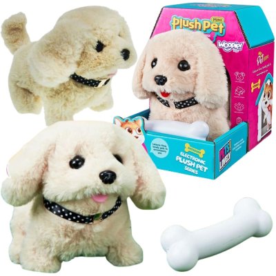 WOOPIE Piesek Interaktywny Pluszak z Kością Bichon Golden Retriever - zdjęcie 1