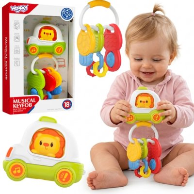 Woopie Baby Zabawka Interaktywna Pilot Samochodzik z Kluczykami Grzechotka Gryzak - zdjęcie 1