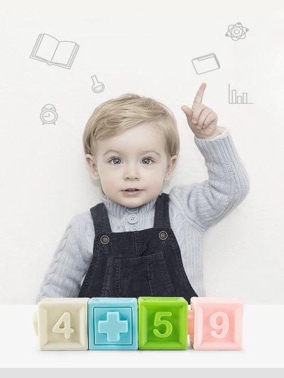 WOOPIE BABY Sensory Puzzles Squeeze Puzzle Sound Learning to Count 20 el. - zdjęcie 2