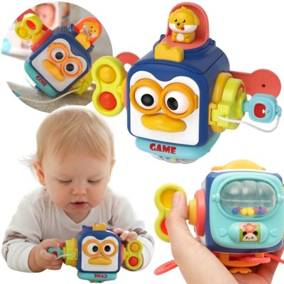 WOOPIE Pingwinek Montessori Piłka Sensoryczna 6w1 - zdjęcie 1