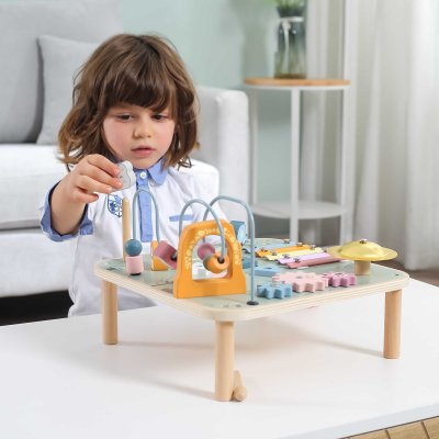 VIGA PolarB Stół Stolik Edukacyjny Pętla Cymbałki Sensoryka Montessori - zdjęcie 4