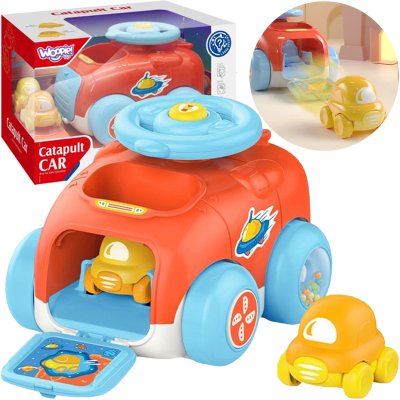 WOOPIE BABY Wyrzutnia Samochodów Auto Katapulta Zestaw - zdjęcie 1