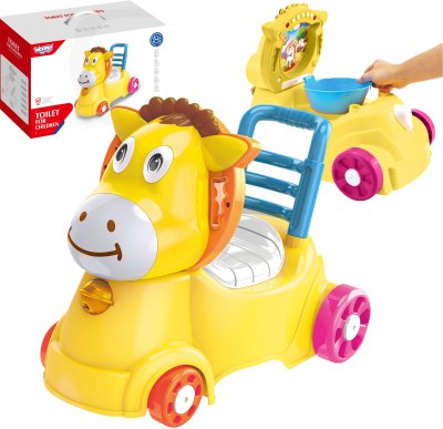WOOPIE BABY Chodzik Jeździk Nocnik 3w1 Osiołek - zdjęcie 1