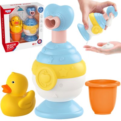 WOOPIE BABY Zabawki do Kąpieli Kubeczek + Kaczuszka + Dozownik Mydła Zestaw - zdjęcie 1