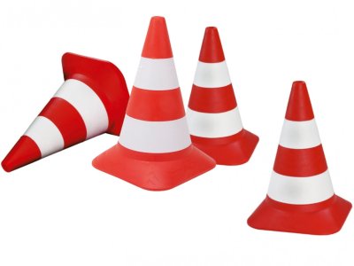 BIG Pachołki drogowe Zestaw 4 pachołków - zdjęcie 2