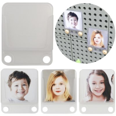 MASTERKIDZ Przezroczysta Kieszonka Na Zdjęcia Karty Etui 6 szt. - zdjęcie 1