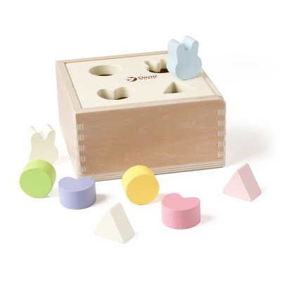 CLASSIC WORLD Układanie Kształtów Sorter Drewniany dla Dzieci 10 el. - zdjęcie 3