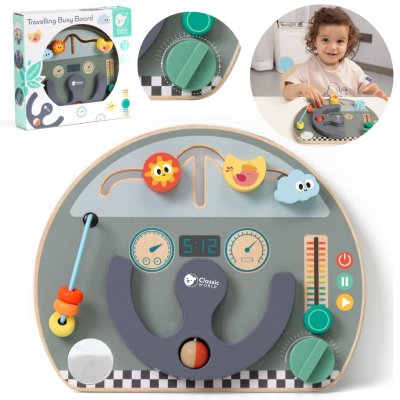 CLASSIC WORLD Tablica Manipulacyjna Wielofunkcyjna 6w1 Podróżowanie - zdjęcie 1