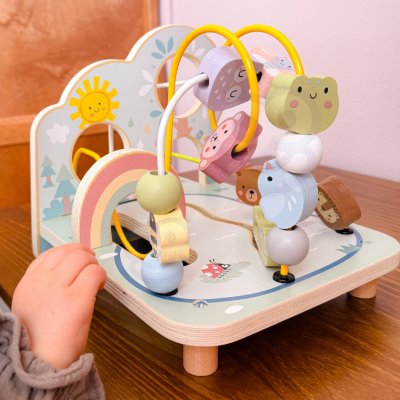 TOOKY TOY Drewniana Pętla Motoryczna Leśny Labirynt - zdjęcie 2