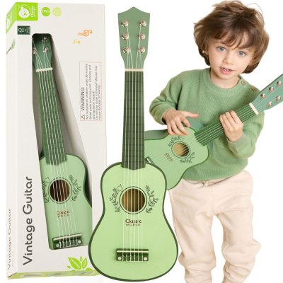 CLASSIC WORLD Drewniana Gitara Vintage dla Dzieci 3+ - zdjęcie 1