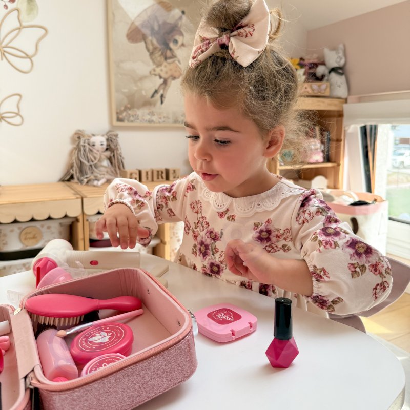 WOOPIE Salon Fryzjerski Kosmetyczka w Kuferku 2w1 43 el. - zdjęcie 2