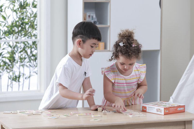 VIGA Gra Edukacyjna Drewniana Układanka Dopasuj Kształty 37 el. - zdjęcie 2